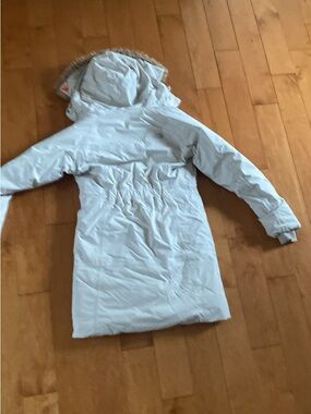 Women’s Light Blue Hooded Winter Coat
